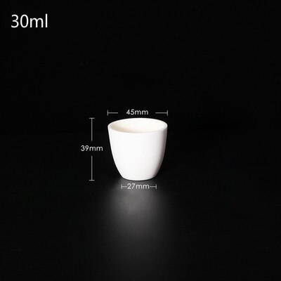 Korund degel, aluminiumoxid degel, flyktig vatten degel, båge degel . 5ml 10ml 20ml 30ml 50ml 100ml. 5 delar  / 1 paket.: 30ml