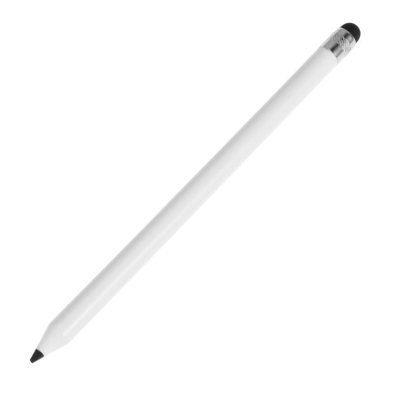 Universele Capacitieve Stlus Touch Screen Pen Slimme Pen Voor Ios/Android System Apple Ipad Telefoon Stylus Potlood Touch Pen: White