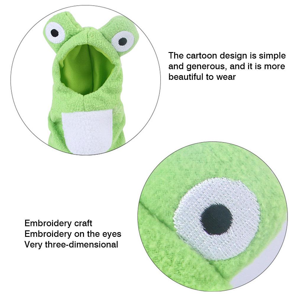 Divertido con forma de rana aves ropa loro Rana Sudadera con capucha traje lindo divertido ropa para periquitos aves S M L tamaño