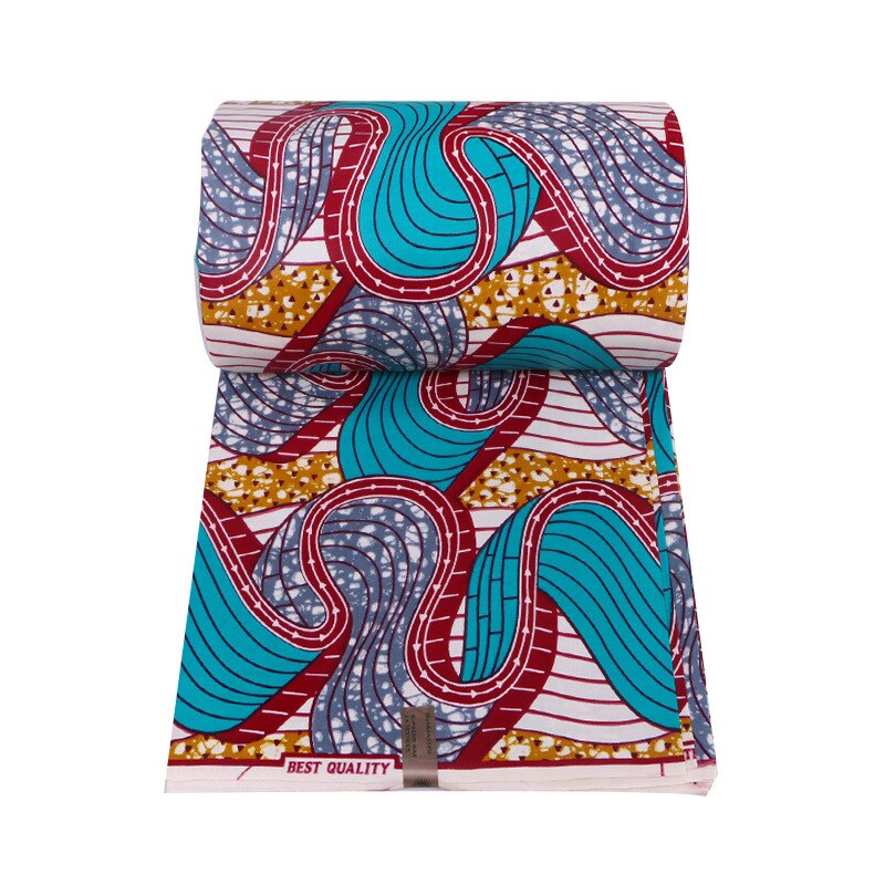 Echte Ankara Real Garantie Real Wax 6Yards Print Afrikaanse Stof