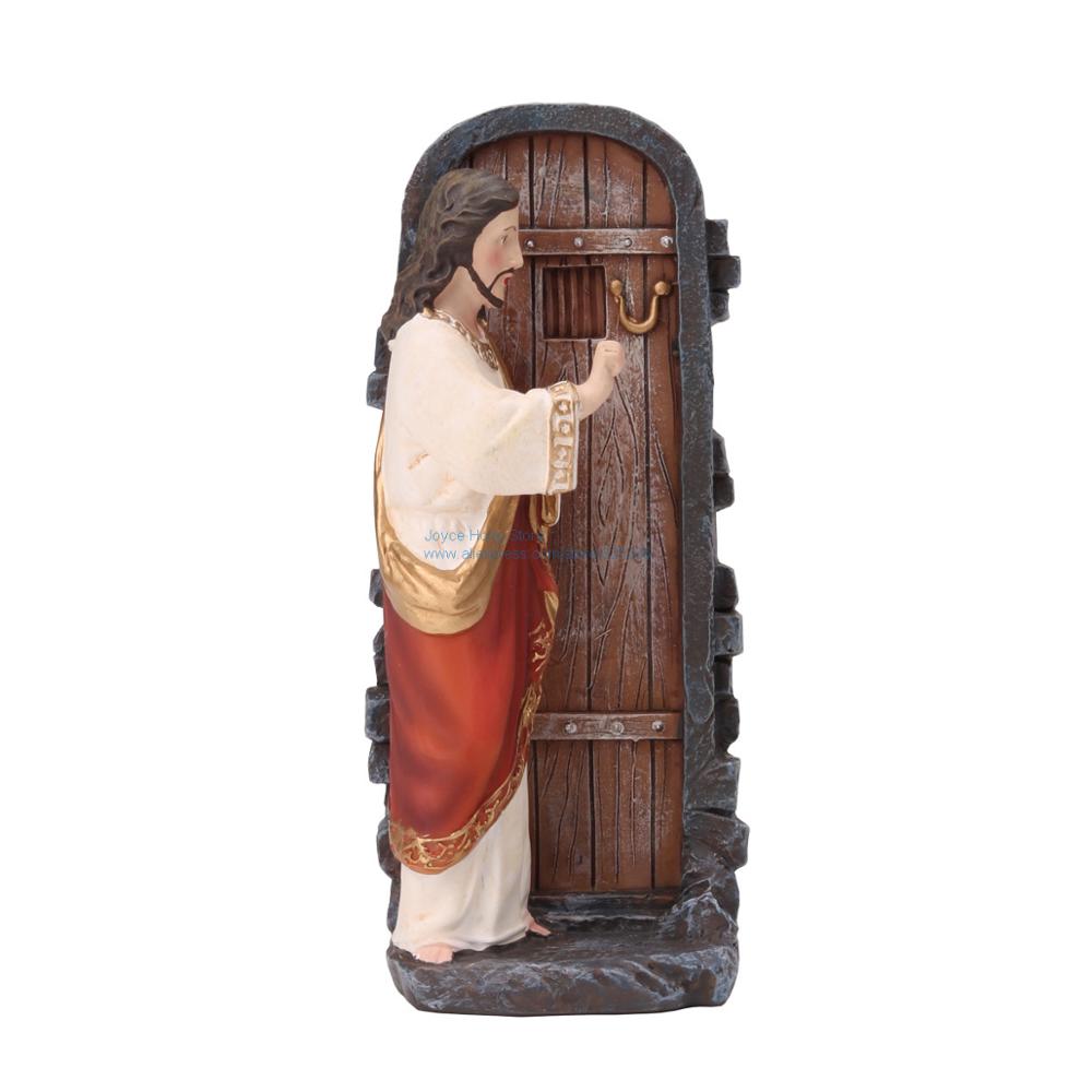 Décoration de Statue de jésus, Figurine de décoration catholique et chrétienne, ornement, souvenir,: 5x3.8x12.8cm