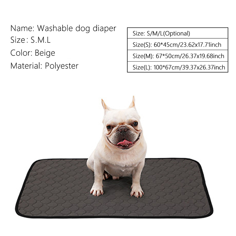 Wasbaar Hond Pee Pads Luier Voor Pet Puppy Herbruikbare Pads Pet Training Mat Bed Sofa Matras Protector Cover