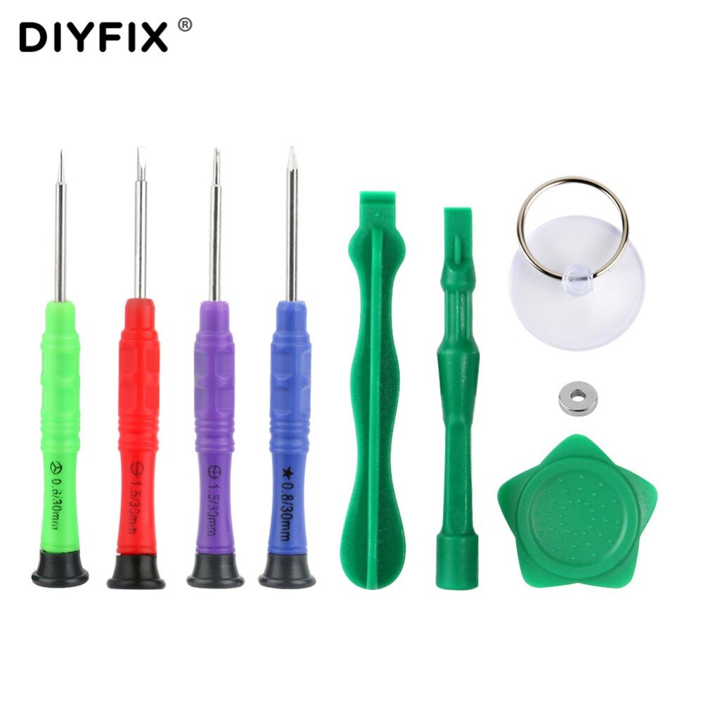 DIYFIX Mobile Phone Repair Tools Opening Screwdriver Set for iPhone MacBook Xiaomi Tablet PC Small Toy Disassemble Hand Tool Kit: 3001