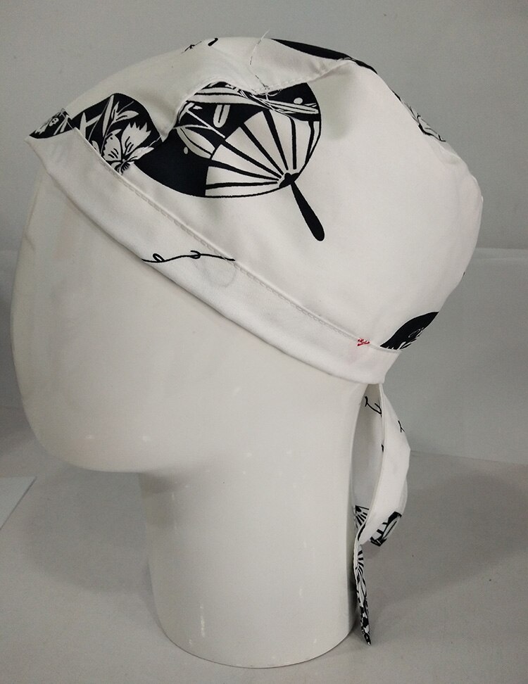 Miesten ja naisten ruokahygienia kokki korkki ravintola pölytiivis keittiö ruokala sushikokki työhattu: 7