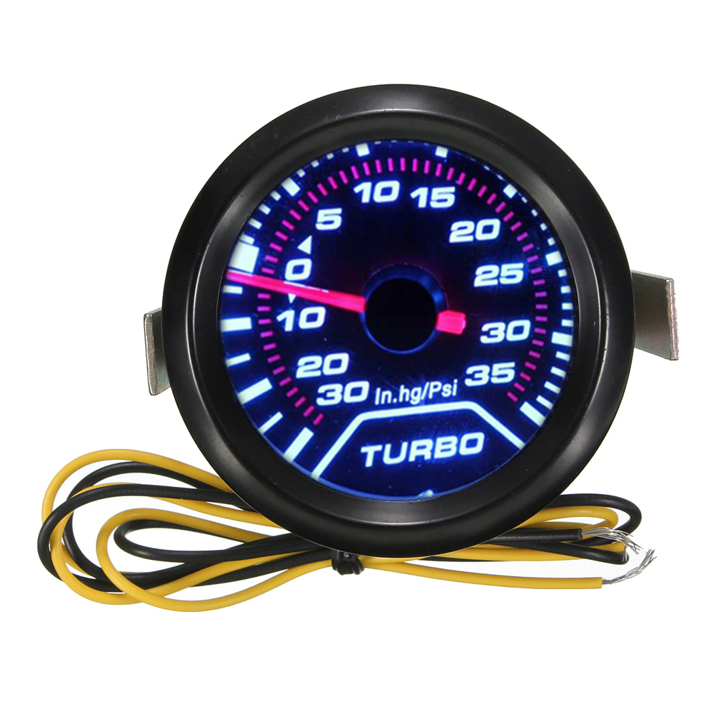 universell 52mm bil manometer trykk digital ledet turbo øke måler måler skive ansikt øke måler biltilbehør