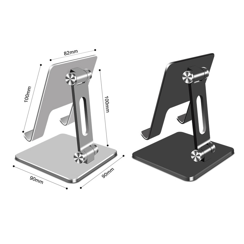 Universal Foldable Tablet Holder For Ipad Adjustable Mobile Phone Holder Aluminum Alloy Tablet Holder For Iphone Xiaomi Huawei