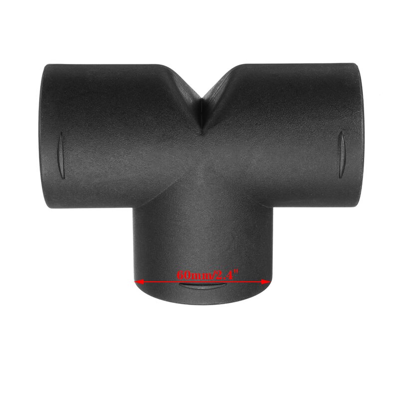 60mm / 75mm Air Vent Ducting T Piece Elbow Pipe Outlet Exhaust Connector For Eberspaecher Air Diesels Parking Heater: 60mm style 1