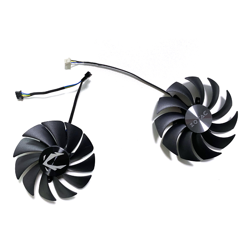 89MM 100MM Cooling Fan For Zotac Gaming RTX 3070 Twin Edge Graphics Card GPU Cooler Fans CF1010U12S CF9015H12S 4PIN DC 12V