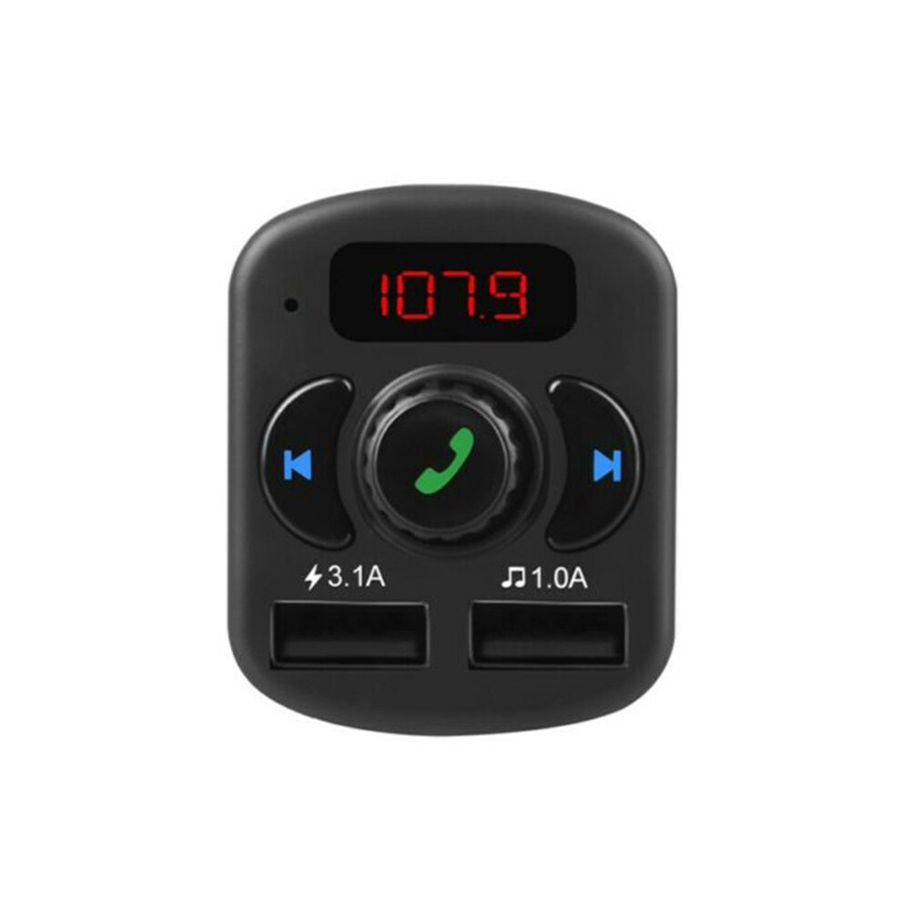 Handsfree Fm Transmitter Car Kit Fm-zender MP3 Dual Usb Bluetooth