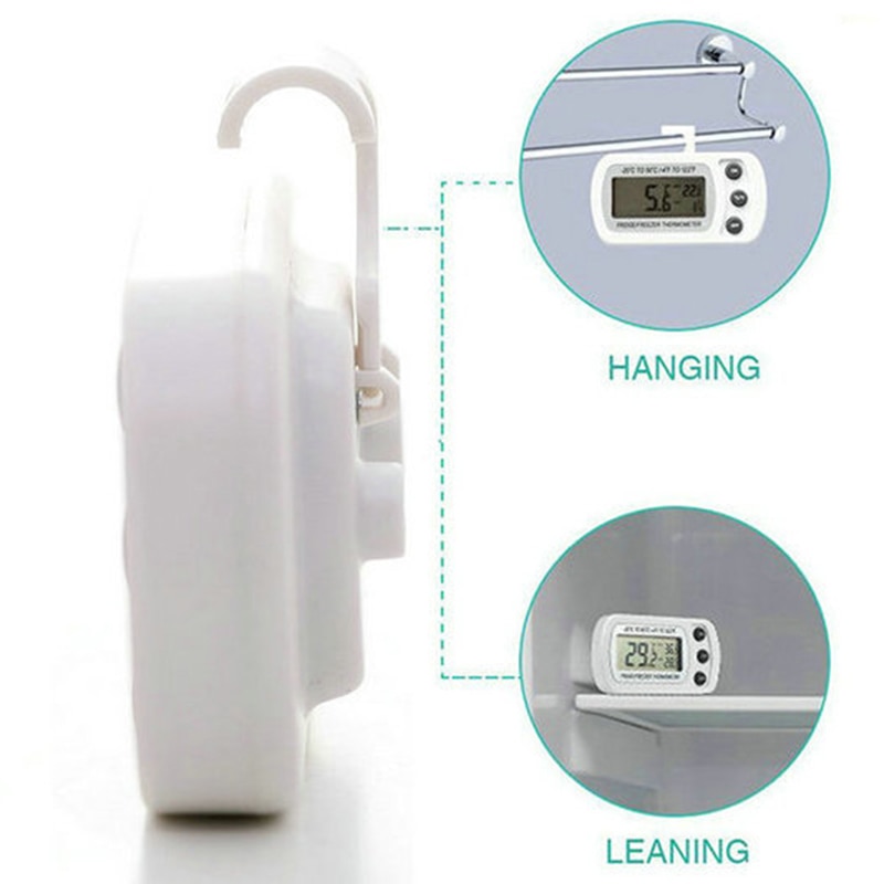 Digital Waterproof Refrigerator Freezer Room Thermometer Max/Min Record Function with Large LCD Display^_^