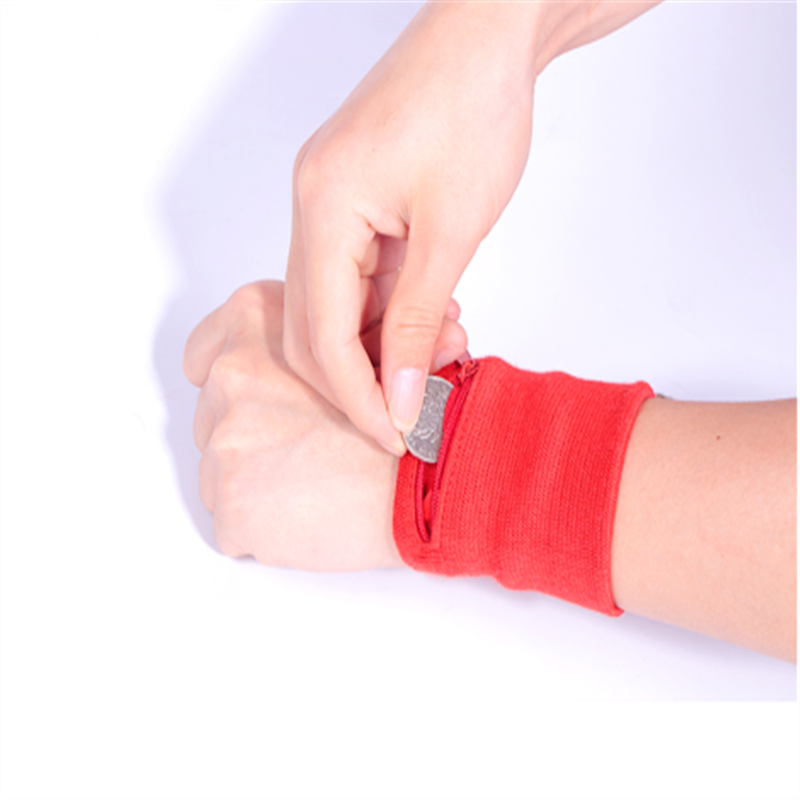 Outdoor Wrist Band with Key Card Bag Safety Wallet Storage Zipper Ankle Wrap Sport Strap Wrist Support