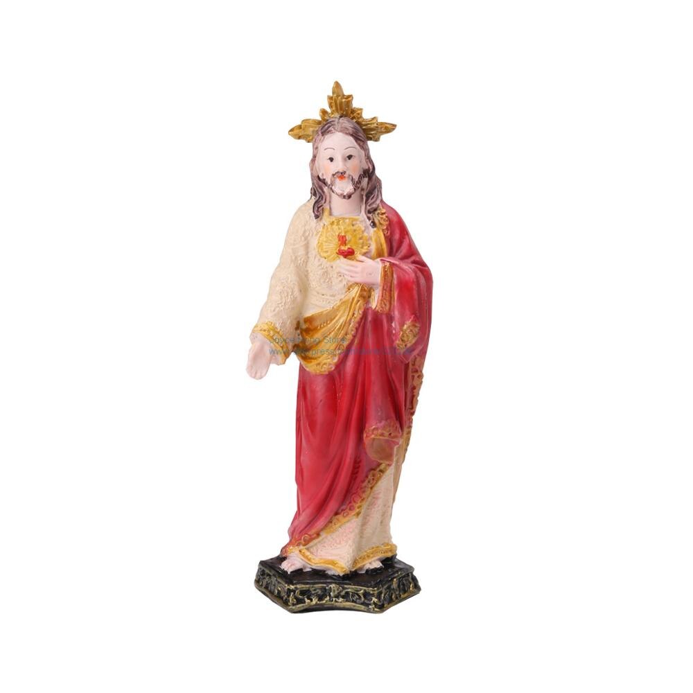 Décoration de Statue de jésus, Figurine de décoration catholique et chrétienne, ornement, souvenir,