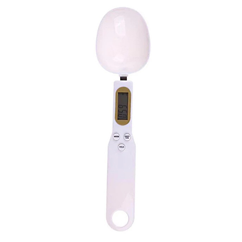 Electronic Kitchen Scale 500g 0.1g LCD Digital Measuring Food Flour Digital Spoon Scale Mini Kitchen Tool for Milk Coffee Scale: Red