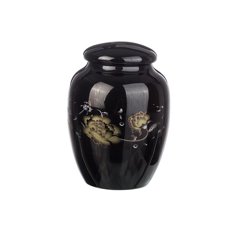 Hand Painted ceramics Spice tea Jar,Canister Products For The Kitchen Food Ancient Box Jar (tea, sugar, coffee beans, etc.)