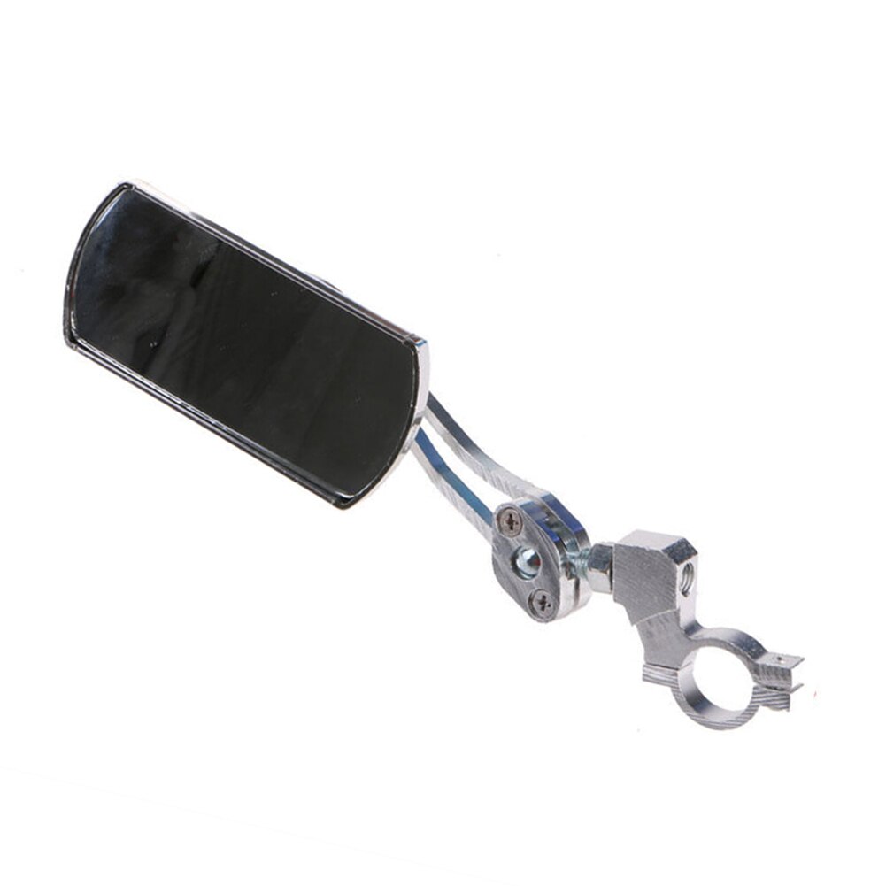 Elegante espelho retrovisor de bicicleta, mtb, estrada, montagem do guidão, segurança, acessórios de bicicleta, peças de reposição: Silver