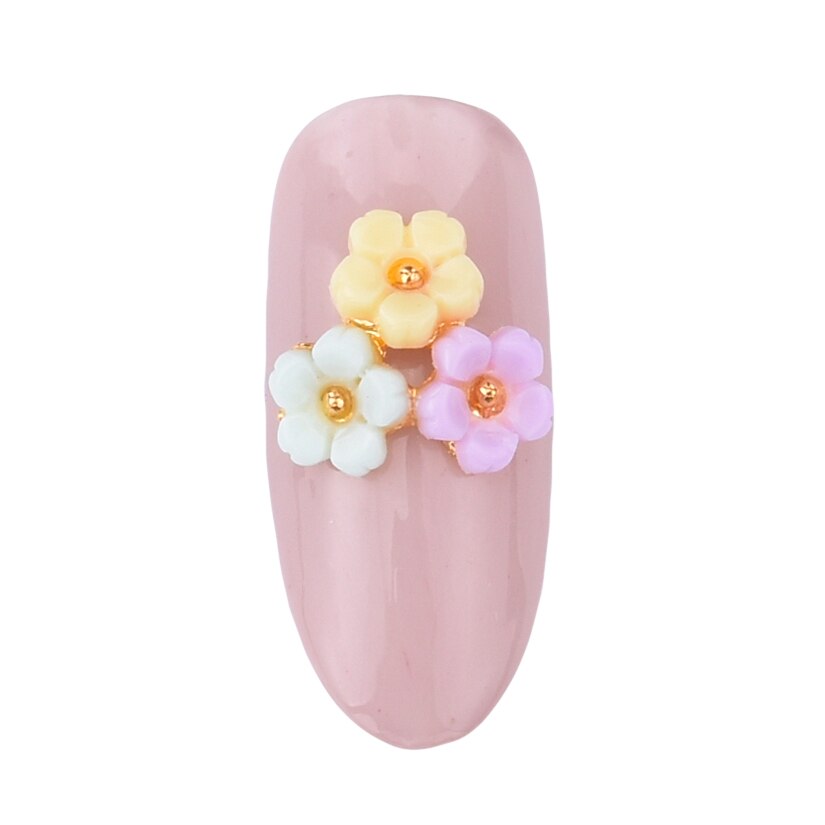 10pcs alloy 3d nail art rose bloemen sieraden nagels crystal rhinestones nailart nagels decoraties komen accessoires Y951 ~ 958: Y958