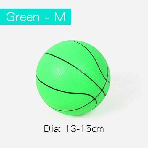 Ruizhi Per Bambini Gonfiabile In Pvc Palla Mini Basket Del Capretto di Calcio Polso Esercizio Palla di Gomma Pallone Da Spiaggia di Sport di Gioco Giocattoli RZ1043: 10green M