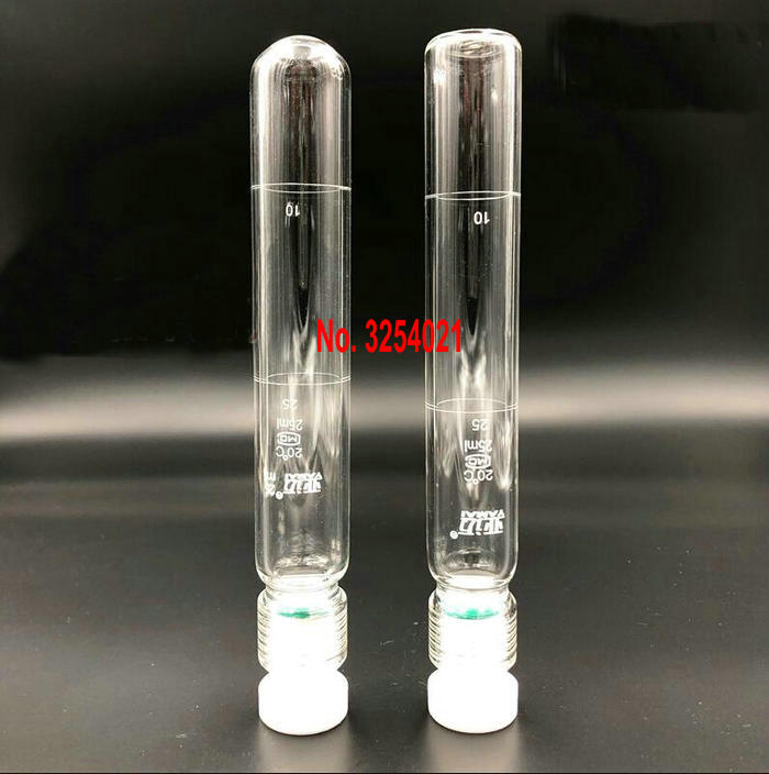 1PCS 10ml 25ml 50ml 100ml glass total phosphorus total nitrogen screw colorimetric tube screw glass pressure tube