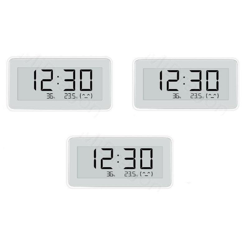 Xiaomi-termómetro e higrómetro electrónico Mijia Pro BT4.0, reloj electrónico inteligente inalámbrico, herramienta de medición de temperatura LCD: 3 Pcs