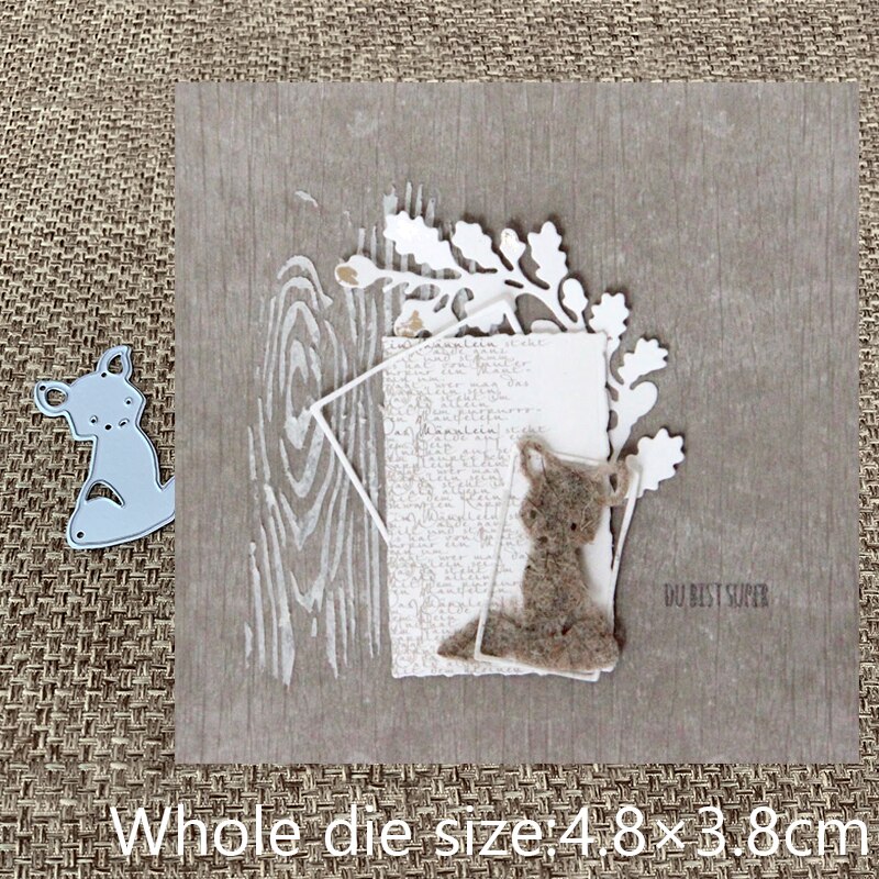 Håndverk metall skjæringe dø skjære dø vakre dyr dekorasjon scrapbooking album papir kort håndverk preging stanser
