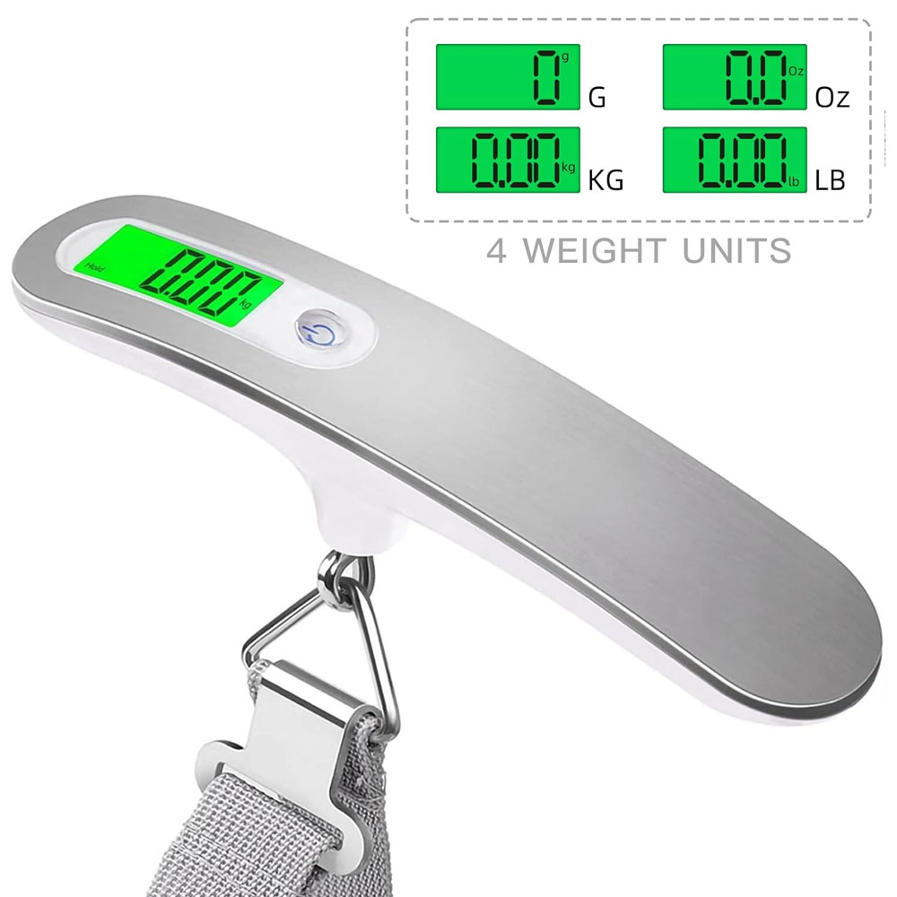 110lb/50kg Draagbare Elektronische Weegschaal Digitale LCD Hangende Schaal Bagage Koffer Reisbagage Tas Weegschaal balans Tool