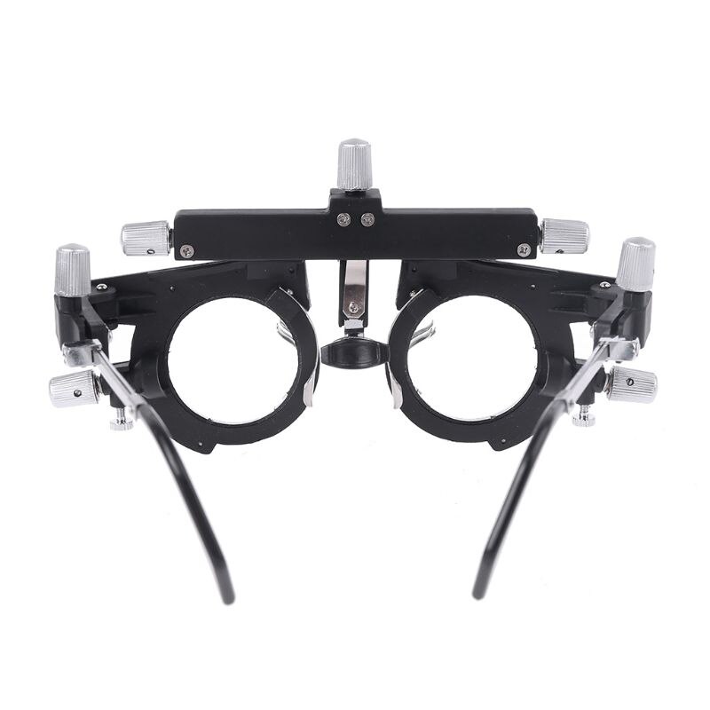 Optisk trail linse ramme briller titanium legering universelt justerbart tilbehør optometri øjenlæge testramme