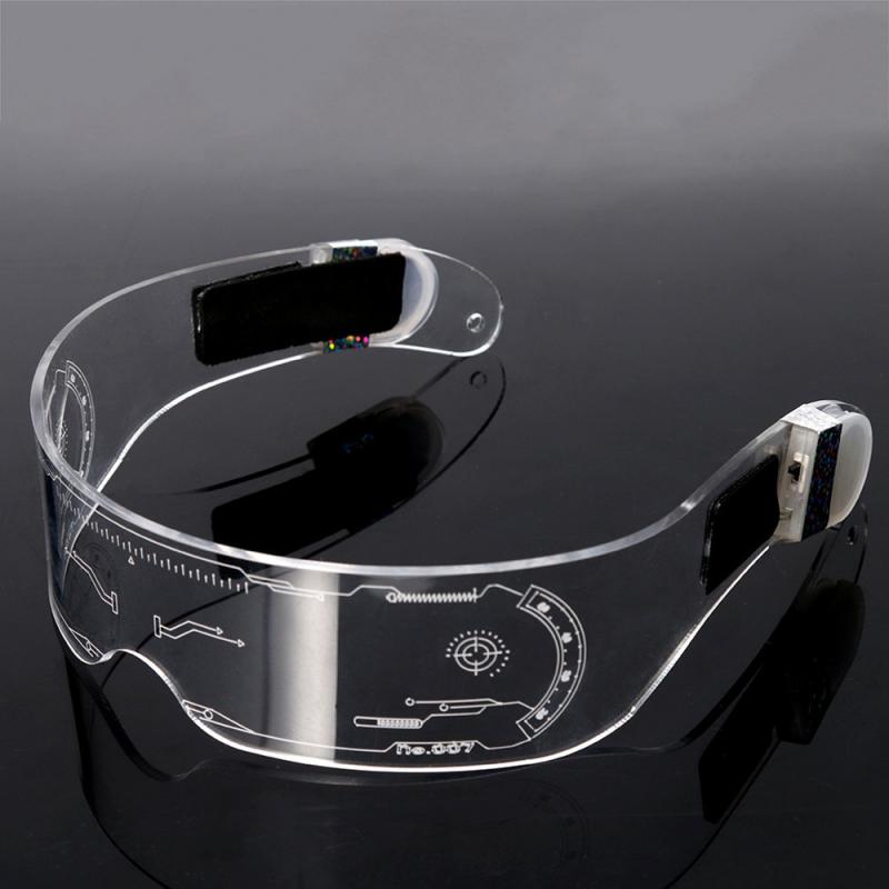 LED light glasses neon lights party light LED glasses light up glasses carnival party decoration KTV bar accessories: color control