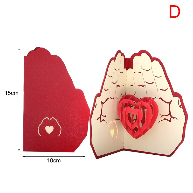 3D Mothers Day Pops Up Cards Beautiful Flowers Card Anniversary Card Thank Greeting Card For Mother HK3: d