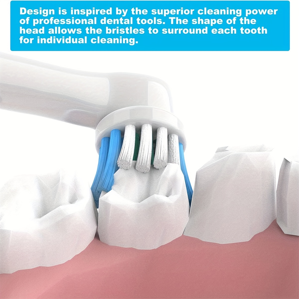 Têtes de brosse à dents de rechange, 4/12/16 pièces, compatibles avec oral-b Braun, têtes de brosse à dents électrique professionnelle