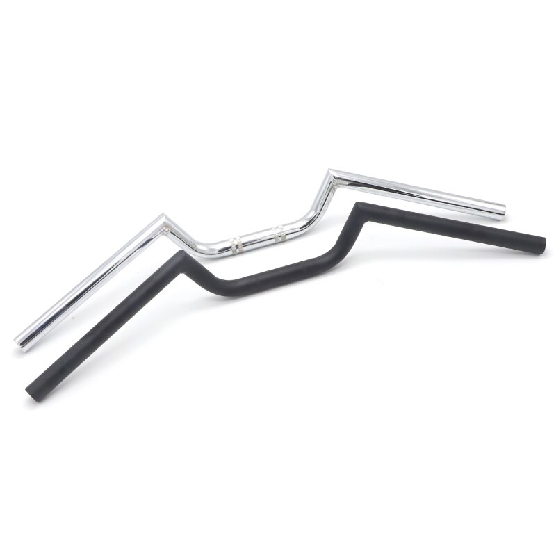 Universal svart motorsykkel sykkel justerbar roterbart styre bredt 7/8 " 22mm håndtak bar euro stil cafe racer old school