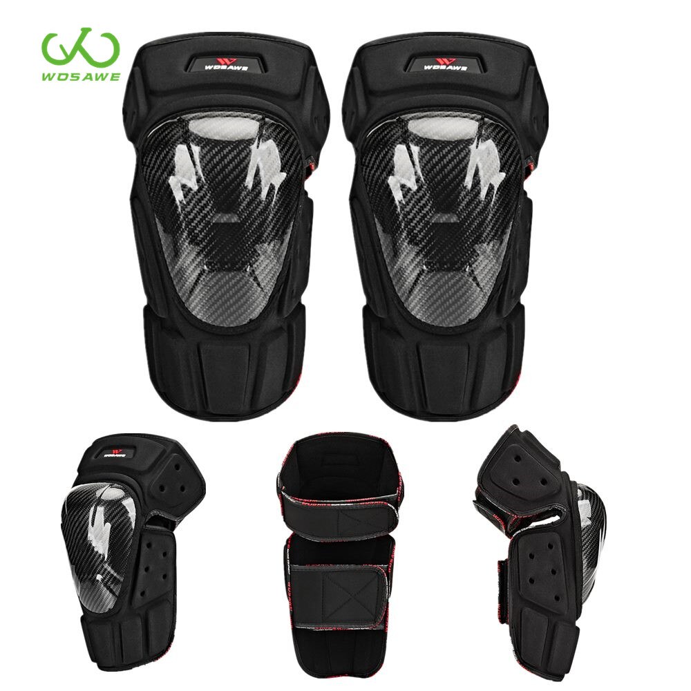 WOSAWE Adult Protective Motocross Knee Pads Gear Snowboard Skateboard Ski MTB Motorcycle Elbow Kneepads Protection Guard Suit