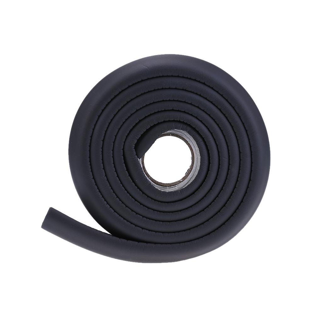Proteção para crianças 2m comprimento mesa guarda tira produtos de segurança do bebê borda móveis canto proteção para crianças protetor de canto: Black