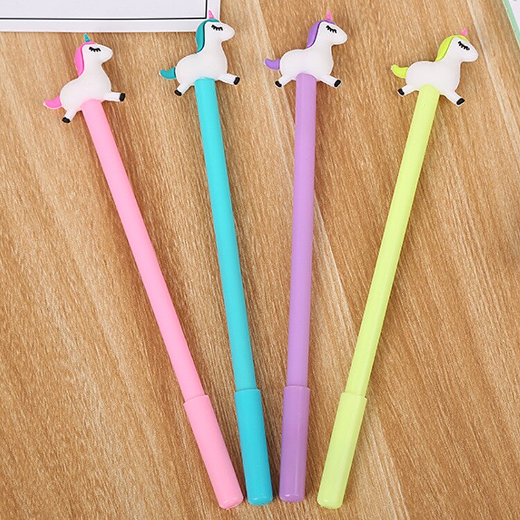 1pcs Cartoon Cactus Style Pen Out of Pencil Case Write Easy and Smooth Pencil Bag Stationery School Supplies: 304-random 1pcs