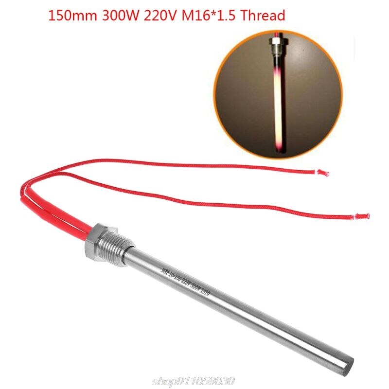 350w 220v tändstift tändstång ved pelletskamin 10*140/150/170mm m16*1.5 tråd eldstad grill  m26 21