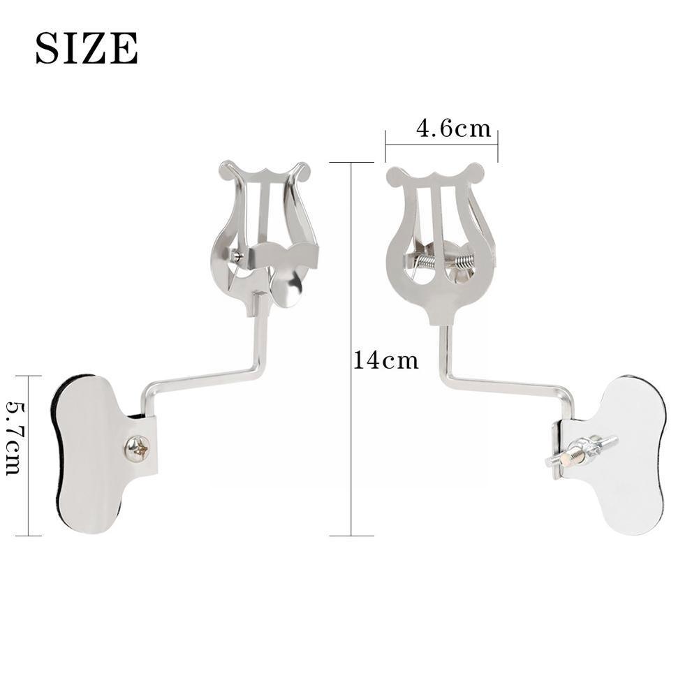 Pipe Music Universal Wind Portable Music Stand Clip Stand Trumpet Bracket Cornet Clip Music Trumpet K2e6