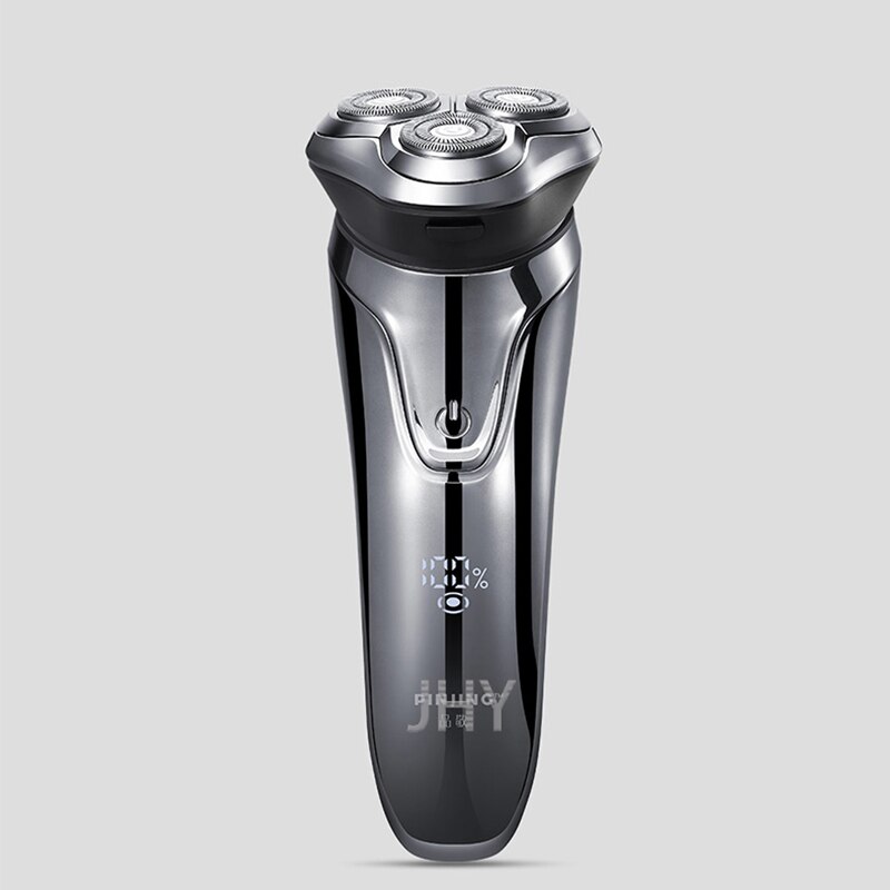 Xiaomi PINJING brzytwa bezprzewodowa 3D inteligentna maszynka robić golenia USB ładowanie IPX7 wodoodporna 3 głowica wyświetlacz doprowadziło golarka robić twarzy dla mężczyzn: Default Title