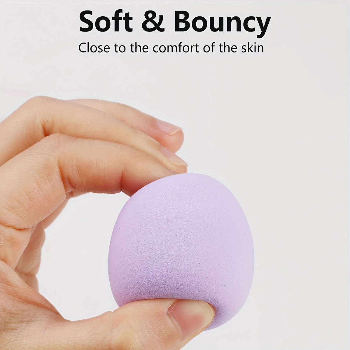 8 Uds. Esponjas de maquillaje de huevo de belleza, licuadoras, esponjas de belleza, aplicador de base