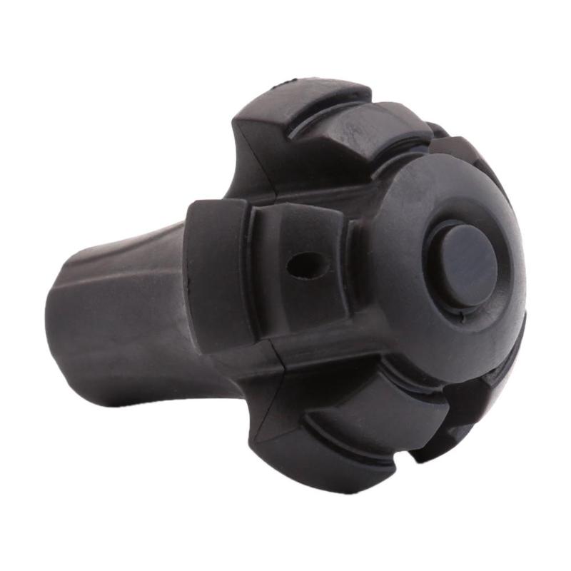 Outdoor Hiking Nordic Walking Sticks Tips Protectors Hiking Pole Replacement Tips Adjustable Walking Stick Head Protecter Tools: 1PC Round feet L4