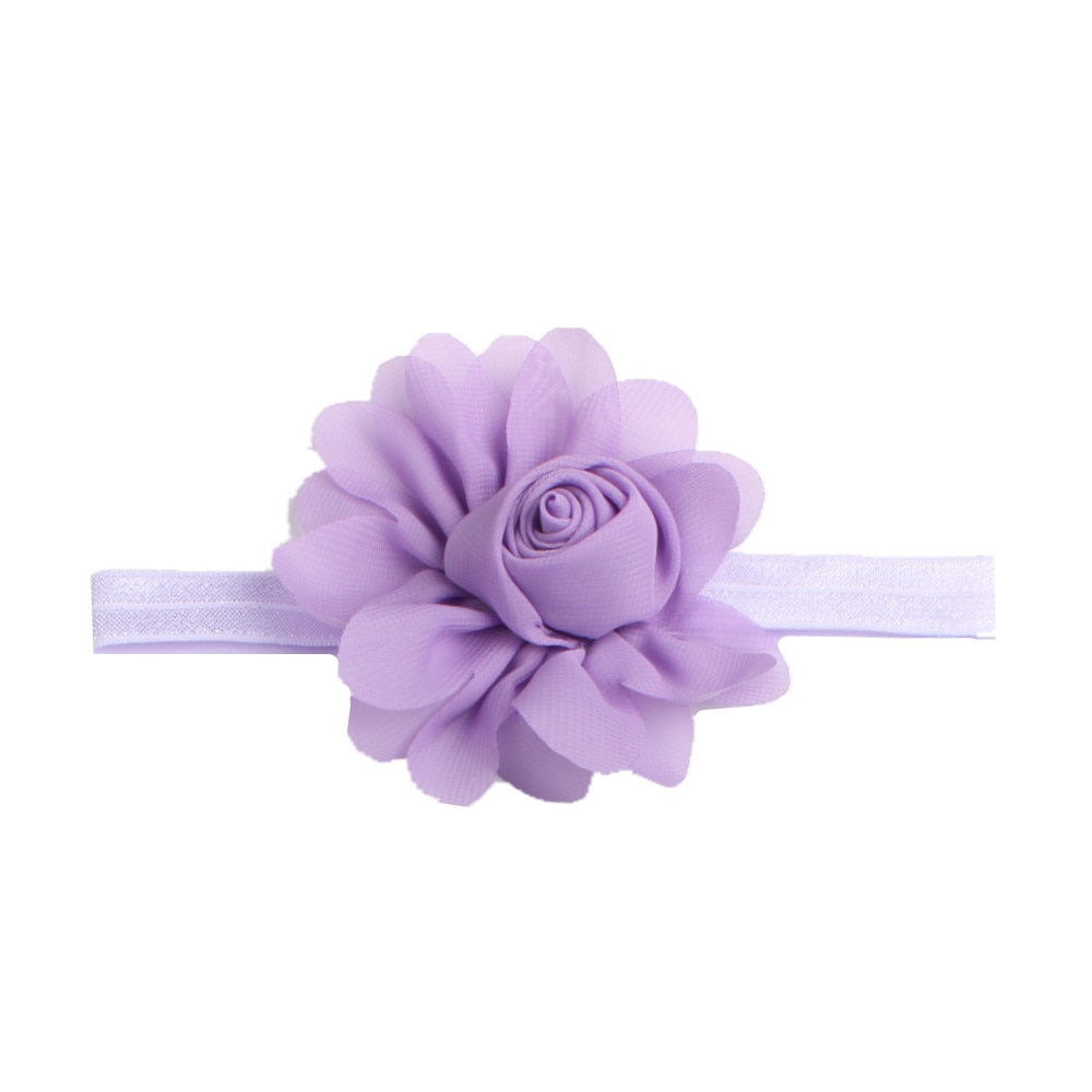 10 farben Baby Mädchen Stirnbänder Blume Haar Band Süße Kinder Haarband Zubehör Chiffon Stirnband Blume Stirnband