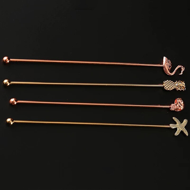 Bar Soul Stirrer 304 Stainless Steel Cocktail Coffee Juice Milk Drinkware Stirring Rod Mixing Spoon Bar Tools
