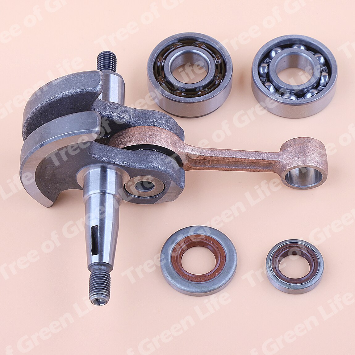 Cigüeñal para Stihl BR340 BR380 BR420, conjunto de sellado de aceite, pieza de repuesto para soplador de mochila