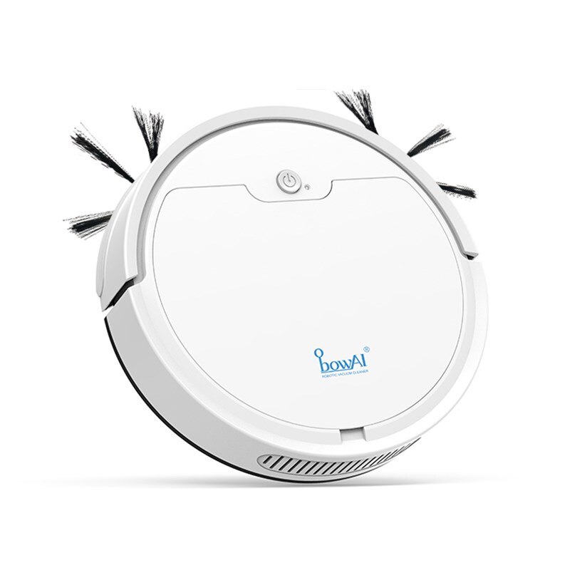 Multifunctional Robot Vacuum Cleaner Smart App Remote Control Sweeping Robot 2000Pa Wireless Dry Wet Auto Cleaner Home: White