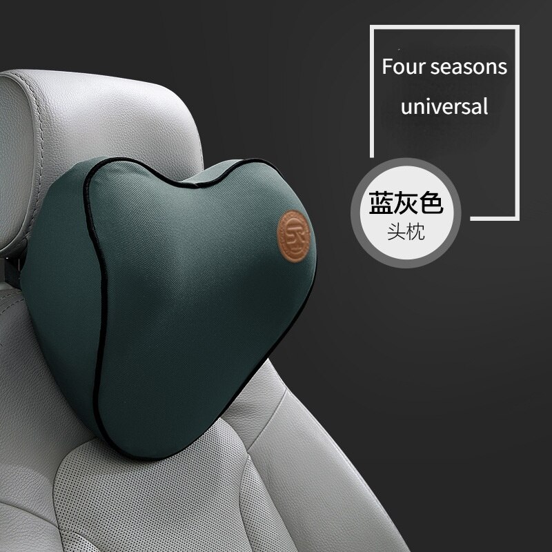 Car Neck Pillows Heart-shaped Memory Foam Soft and Slow Rebound Head Pillow To Relieve Head Pain Automotive General
