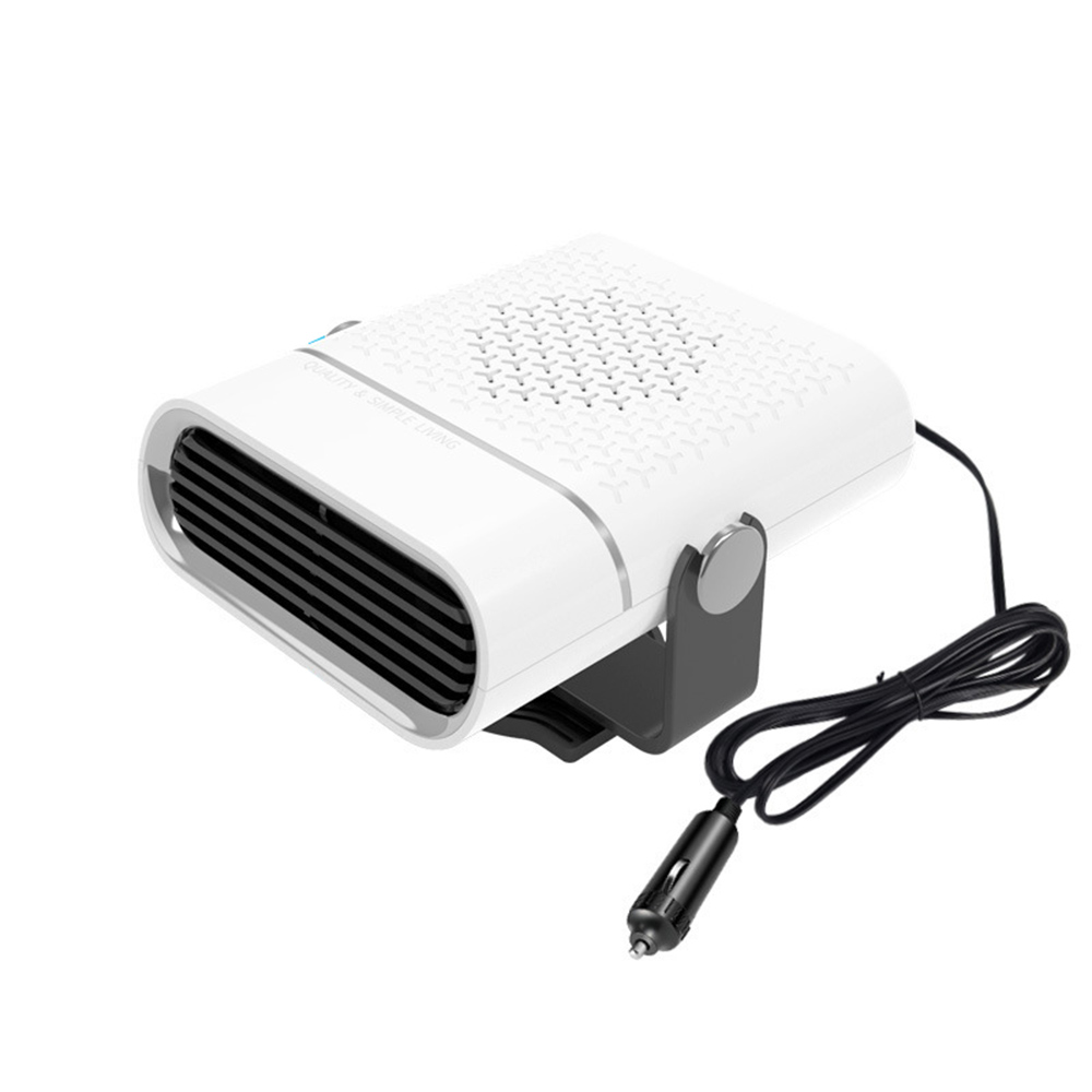 Car Heater 12/24V 150W Universal Automobile Windshield Defogger Defroster 360 Rotatable Vehicle Windscreen Demister for Winter: white 24v