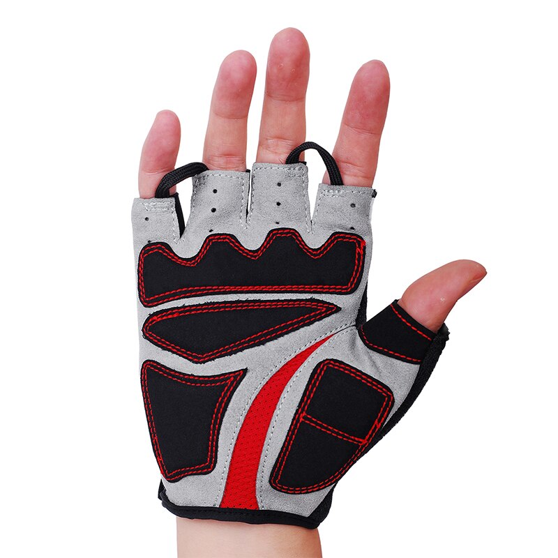 NUCKILY Short Finger Cycling Gloves Polyester Road Bike Hand Wear For Adults N3555