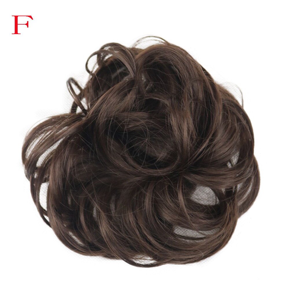 Femmes bouclés désordre chignon cheveux Twirl pièce Scrunchie Extensions coiffure couverture cheveux désordre chignon
