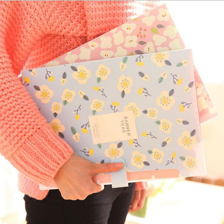 "Banner Year" File Folder 8 Index Layers Document Study Working Expanding Wallet Organizer Bag Stationery