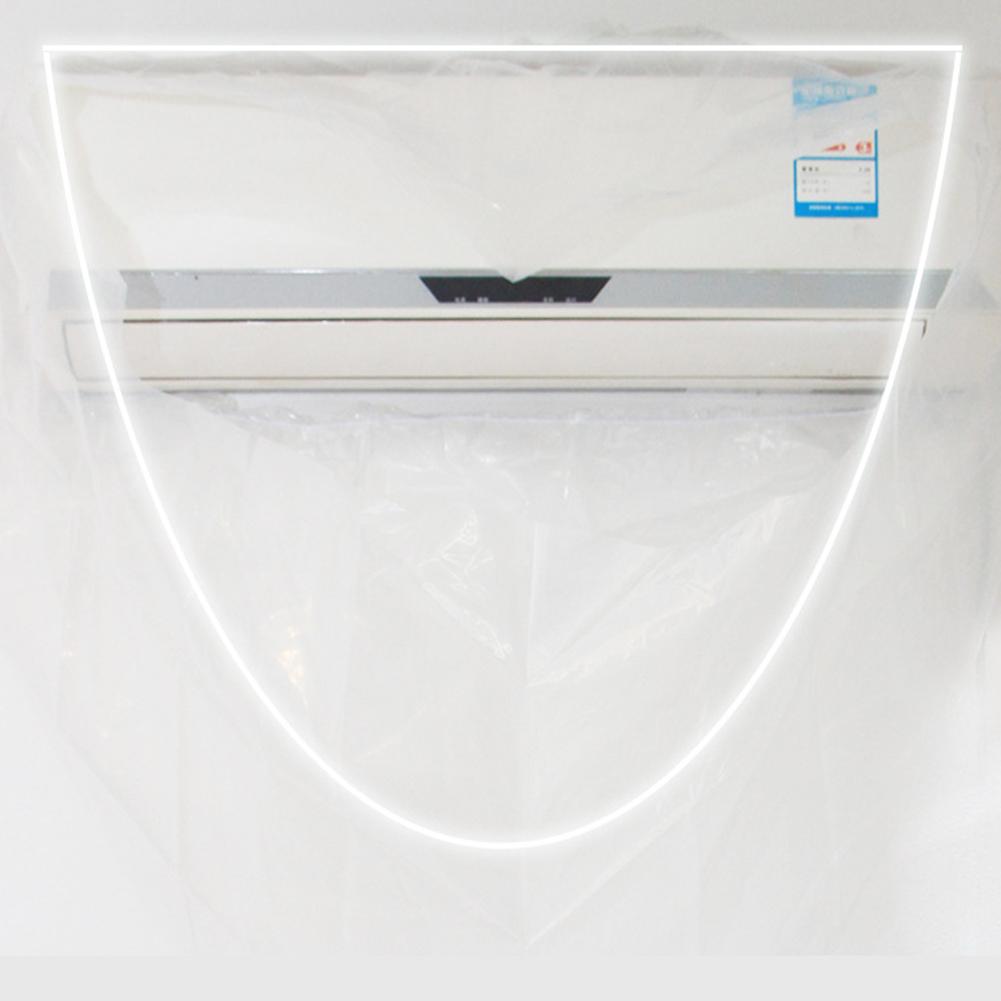Foldable Wall Protection Air Conditioner Cover PVC Waterproof Reusable Air Conditioning Cleaning Cover Shiled !