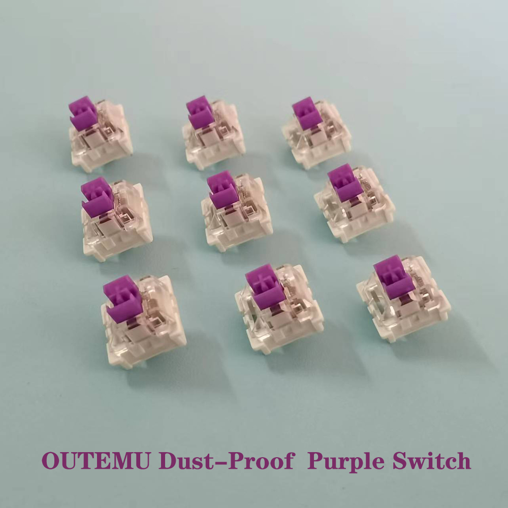 Outemu Blue Switch Mechanical Keyboard Custom Silent Linear Switches RGB Brown Red Key 3Pin SMD Gaming Compatible With MX Switch