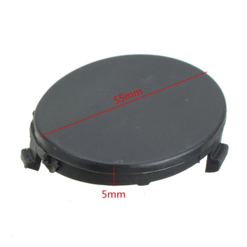 Tapa de gancho de remolque para parachoques delantero de coche, cubierta negra para FORD FOCUS MK2, c-max 2007, 8M5117A989AA
